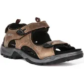 Ecco Sandales 'Sandalette Herren 822044-02114 nutmeg brown Nubukleder in braun' marron