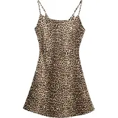 Superdry Femme Robe Nuisette Courte Asymétrique Brown Taille: 44