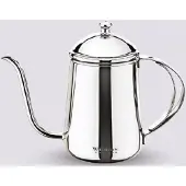 Wilmax England Casserole en acier inoxydable argentée Wilmax, modèle Schwanenhals, capacité de 600 ml