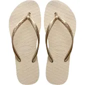Havaianas Slim Femme - Tongues et Sandales, Beige - Taille 41/42 - Plastique