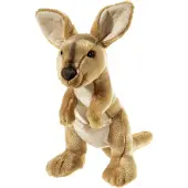 Heunec Animaux en voie de disparition kangourou - Peluche kangourou