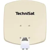 Technisat DigiDish 33 + Twin LNB Beige Sat/Installation (Antenne parabolique, DVB-S / -S2), Parabole + antenne, Beige
