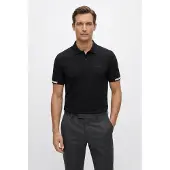 BOSS T-Shirt 'Parlay 147' noisette / noir / blanc