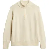 Superdry Classic Half Zip Sweater Beige XS Femme