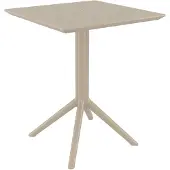 CLP Table pliante Sky square 60, square - taupe