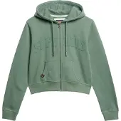 Superdry Veste de survêtement 'Essentials' vert