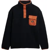 Superdry pour homme. M2014283A Fuji Fleece Half Zip (M), Casuel, Coton, Marine
