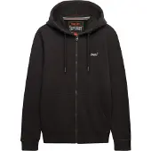 Superdry Veste de survêtement 'Essential' chocolat