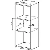 MPM Encastré -25-KMI-01 25 L 900 W Noir