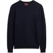Superdry Essential Slim Fit Sweater Bleu M Homme