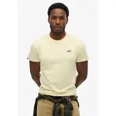 Superdry Essential Logo Embroidered Short Sleeve T-shirt Jaune M Homme
