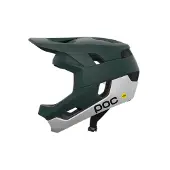 POC - Casque intégral de VTT - Otocon Race Mips Pargasite Green Matt/Hydrogen White Matt - Taille 51-54 cm - Vert