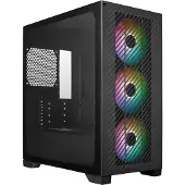 Cooler Master Boîtier PC Elite 301 mini tour noir ARGB avec panneau latéral verre trempé
