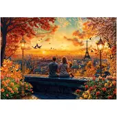 Educa Puzzle « Les amoureux à Paris » 1500 pièces Multicolore Enfants Multicolore Taille unique
