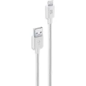 Cellularline Cavo Telato 150 cm USB to LIGHTNING Câble tressé ultra-résistant