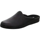 Rohde Pantoufles ouvertes en Noir Cuir 42