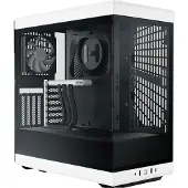 HYTE Y40 White ATX MidiTower Boîtier Gaming blanc/noir, fenêtre latérale