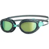 Zoggs Predator Titanium Reactor Swimming Goggles Gris Regular