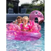 Swim Essentials Animaux flottants 150cm Leopard Flamingo