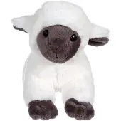 GIPSY TOYS Peluche d'agneau toute douce – – 20 cm – Beige/gris