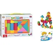 AHG W&K mbH Blocs éducatifs en mousse pour enfants, 58 pièces