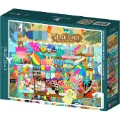 Pieces & Peace Puzzle 1000 pièces Boutique Souvenir Plage