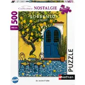 Nathan - Puzzle de 500 pièces pour adultes - Une touche d'Italie - 12 ans et plus - Puzzle de qualité supérieure - Collection Nostalgie - 12001865
