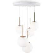 Maytoni Basic form suspension, lampe à suspendre 5x E14 couleur or (E14)