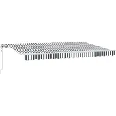 vidaXL Store rétractable Anthracite 400 x 200 cm Tissu