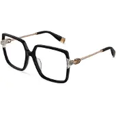 Furla Lunettes de Vue VFU872V 55/15/140 Nero lucido Acetato WOMAN VFU872V