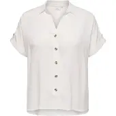 ONLY Carmakoma Chemisier 'CARYasmin' blanc