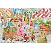 Grafika Puzzle « Smallburg Spring Market » – 1 000 pièces – pour adultes