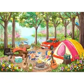 Pieces & Peace : puzzle « Camping », 500 pièces, pour adultes