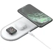 Dudao Wireless charger 3w1 A11, 10W (white)