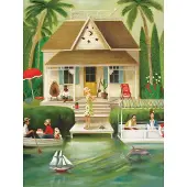 New York Puzzle Company - Puzzle « Splendid Summer Home » - 500 pièces