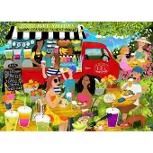 Pieces & Peace Puzzle Juice Truck - Puzzle coloré de 1 500 pièces
