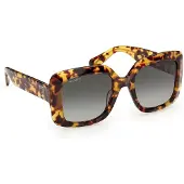 MAX&Co. Mo0153 Woman Sunglasses Marron Gradient Green/CAT3 Femme