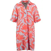 Key Largo Robe d’été 'Tree' bleu fumé / melon