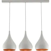Lumicom Suspension CALICE LINEAR X3 FEUILLES