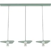 Lumicom Suspension Cloud Linéaire À 3 Lumières, Unie Mat