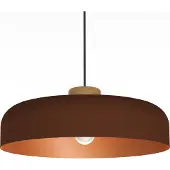 Lumicom Lampe suspendue BOIS « Feuille »