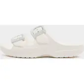 Crocs Sandales Saturday Enamel Buckle Femme - Blanc, Blanc
