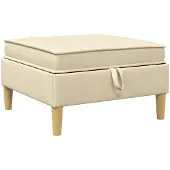 vidaXL Pouf de rangement