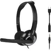Hamlet HHEADMUS-CJ casque Avec fil Arceau Bureau/Centre d'appels USB Type-C Noir