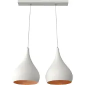 Lumicom Suspension CALICE LINEAR X2 FEUILLES