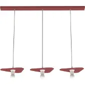 Lumicom Suspension Cloud Linéaire À 3 Lumières, Unie Mat