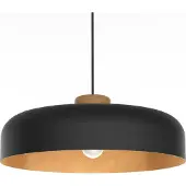 Lumicom Lampe suspendue BOIS « Feuille »