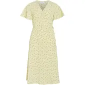 Vila Robe 'VILOVIE' jaune clair / gris clair / olive