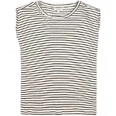 Garcia T-shirt noir / blanc cassé