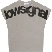 Bershka T-Shirt gris / noir